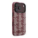 Lacoste Lacoste iPhone 18 Pro Hoesje harde behuizing - MagSafe - PVC - The Blend - reliëf Bordeauxrood Lacoste Lacoste iPhone 18 Pro Hoesje harde behuizing - MagSafe - PVC - The Blend - reliëf Bordeauxrood