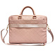 Guess Guess Sacoche pour ordinateur portable Peony - PU - logo 4G - logo classique - motif à rayures - 16 pouces Rose