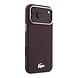 Lacoste Lacoste iPhone 18 Pro Max Hoesje harde behuizing - MagSafe - PVC - Champs Elysees - reliëf Bordeauxrood
