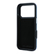 Karl Lagerfeld Karl iPhone 18 Pro Max Coque structure rigide - SW - PU - Saffiano - insignes K&C Heads - logo Bleu clair