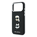 Karl Lagerfeld Karl iPhone 18 Pro Max Case hard shell - SW - PU - Saffiano - K&C Heads pins - logo Black Karl Lagerfeld Karl iPhone 18 Pro Max Case hard shell - SW - PU - Saffiano - K&C Heads pins - logo Black