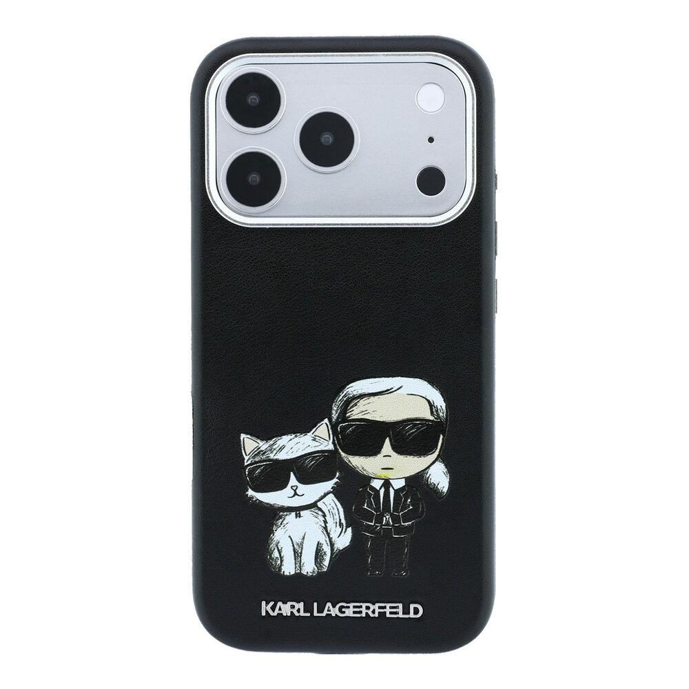 Karl Lagerfeld Karl iPhone 18 Pro Max Case hard shell - MagSafe - SW - smooth PU - KC Bodies Sketch Black Karl Lagerfeld Karl iPhone 18 Pro Max Case hard shell - MagSafe - SW - smooth PU - KC Bodies Sketch Black