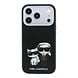 Karl Lagerfeld Karl iPhone 18 Pro Max Coque structure rigide - MagSafe - SW - PU lisse - KC Bodies Sketch Noir