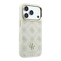 Guess Guess iPhone 18 Pro/iPhone 17 Pro Hartschalenhülle MagSafe Pfingstrose HS Kleines 4G-Logo - Beige