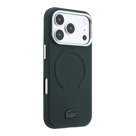 Lacoste Lacoste iPhone 18 Pro Max Hülle Hartschale - MagSafe - PVC - Petit Pique - Prägung Sinople Lacoste Lacoste iPhone 18 Pro Max Hülle Hartschale - MagSafe - PVC - Petit Pique - Prägung Sinople
