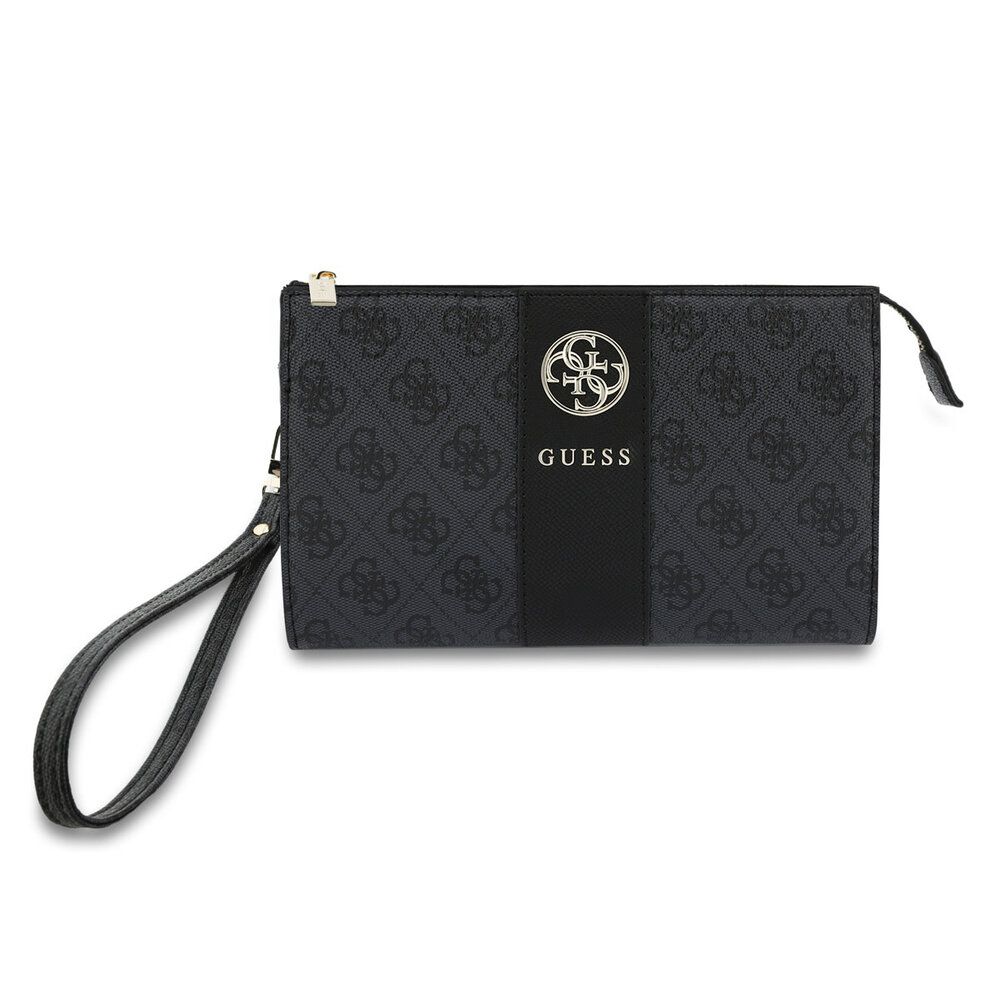Guess Guess Handytasche 4G - PU - rundes 4G-Logo - klassisches Logo - Streifenmuster Schwarz Guess Guess Handytasche 4G - PU - rundes 4G-Logo - klassisches Logo - Streifenmuster Schwarz
