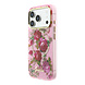 Guess Guess iPhone 18 Pro Max Hülle Hartschale - MagSafe - IML - Glitzer - Blossom Roses Rosa