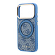 Guess Guess iPhone 18 Pro Coque structure rigide - MagSafe - anneau support à 360 degrés - 4G - PU - logo classique Bleu Guess Guess iPhone 18 Pro Coque structure rigide - MagSafe - anneau support à 360 degrés - 4G - PU - logo classique Bleu