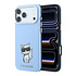 Karl iPhone 18 Pro Max Hoesje harde behuizing - MagSafe - SW - glad PU - Choupette Sketch Lichtblauw Karl iPhone 18 Pro Max Hoesje harde behuizing - MagSafe - SW - glad PU - Choupette Sketch Lichtblauw