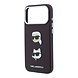 Karl Lagerfeld Karl iPhone 18 Pro Max Hoesje harde behuizing - SW - PU - Saffiano - K&C Heads-pins - logo Bordeauxrood Karl Lagerfeld Karl iPhone 18 Pro Max Hoesje harde behuizing - SW - PU - Saffiano - K&C Heads-pins - logo Bordeauxrood