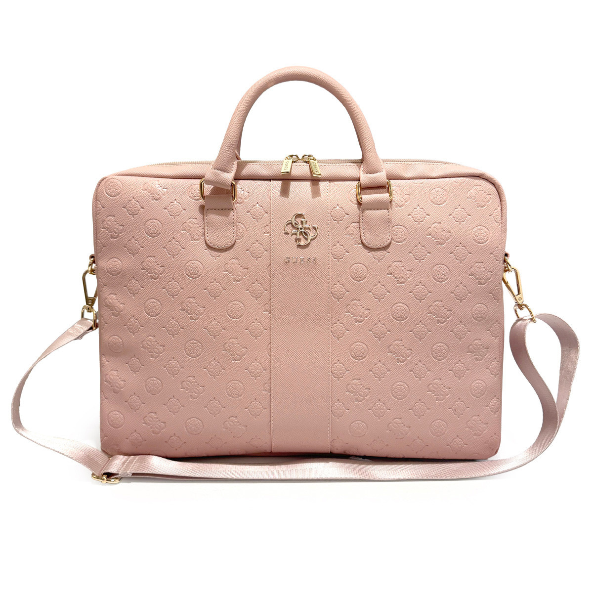 Guess Guess Laptoptas Peony - PU - 4G-logo - klassiek logo - streeppatroon - 16 inch Roze, foto 2 van 6