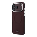 Lacoste Lacoste iPhone 18 Pro Max/iPhone 17 Pro Max Hartschalenhülle MagSafe PVC Petit Piqué Prägung - Bordeaux