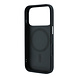 Karl Lagerfeld Karl iPhone 18 Pro Max Hoesje harde behuizing - MagSafe - PU - ringstandaard 360 - KC Heads-pin Zwart