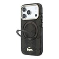 Lacoste Lacoste iPhone 18 Pro Max/iPhone 17 Pro Max Hartschalenhülle MagSafe PVC The Blend Ringständer - Braun/Hellgold