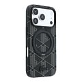 Lacoste Lacoste iPhone 18 Pro Max/iPhone 17 Pro Max Hartschalenhülle MagSafe PVC The Blend Ringständer - Schwarz