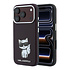 Karl iPhone 18 Pro Max Hoesje harde behuizing - MagSafe - SW - glad PU - Choupette Sketch Bordeauxrood
