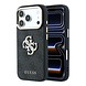 Guess Guess iPhone 18 Pro Max Coque structure rigide - 4G - PU - grand logo en strass Noir