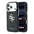 Guess iPhone 18 Pro Max Hoesje harde behuizing - 4G - PU - groot strasslogo Zwart Guess iPhone 18 Pro Max Hoesje harde behuizing - 4G - PU - groot strasslogo Zwart