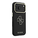 Guess Guess iPhone 18 Pro Max Coque structure rigide - SW - PU grainé - grand logo en résine Noir Guess Guess iPhone 18 Pro Max Coque structure rigide - SW - PU grainé - grand logo en résine Noir