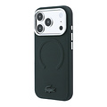 Lacoste Lacoste iPhone 18 Pro/iPhone 17 Pro Hartschalenhülle MagSafe PVC Petit Piqué Prägung - Sinople