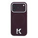 Karl Lagerfeld Karl iPhone 18 Pro Hoesje harde behuizing - MagSafe - SW - generfd PU - ring in reliëf - Kameo-logo Bordeauxrood Karl Lagerfeld Karl iPhone 18 Pro Hoesje harde behuizing - MagSafe - SW - generfd PU - ring in reliëf - Kameo-logo Bordeauxrood