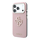 Guess Guess iPhone 18 Pro Max Hoesje harde behuizing - SW - generfd PU - groot logo van hars Roze Guess Guess iPhone 18 Pro Max Hoesje harde behuizing - SW - generfd PU - groot logo van hars Roze
