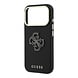 Guess Guess iPhone 18 Pro Hülle Hartschale - SW - genarbtes PU - großes Kunstharzlogo Schwarz Guess Guess iPhone 18 Pro Hülle Hartschale - SW - genarbtes PU - großes Kunstharzlogo Schwarz
