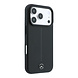 Mercedes-Benz Mercedes-Benz iPhone 18 Pro Hoesje harde behuizing - MagSafe - PU-leer - Semi Wrap - Iconic Line Zwart