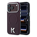 Karl Lagerfeld Karl iPhone 18 Pro Max Hoesje harde behuizing - MagSafe - SW - generfd PU - ring in reliëf - Kameo-logo Bordeauxrood Karl Lagerfeld Karl iPhone 18 Pro Max Hoesje harde behuizing - MagSafe - SW - generfd PU - ring in reliëf - Kameo-logo Bordeauxrood