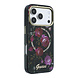 Guess Guess iPhone 18 Pro Max Hülle Hartschale - MagSafe - IML - Glitzer - Blossom Roses Schwarz