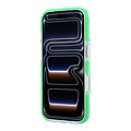 Lacoste Lacoste iPhone 18 Pro/iPhone 17 Pro Hard Case MagSafe IML Green Edges - Clear/Green