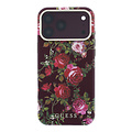 Guess Guess iPhone 18 Pro Max/iPhone 17 Pro Max Hartschalenhülle MagSafe SW PU Blossom Roses Rosenmotiv - Bordeaux