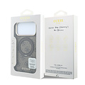 Guess Guess iPhone 18 Pro Max/iPhone 17 Pro Max Hartschalenhülle MagSafe PU 4G 360° Ringständer Klassisches Logo - Braun