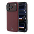 Mercedes-Benz iPhone 18 Pro Hülle Hartschale - MagSafe - PU-Leder - Semi Wrap - Iconic Line Bordeauxrot Mercedes-Benz iPhone 18 Pro Hülle Hartschale - MagSafe - PU-Leder - Semi Wrap - Iconic Line Bordeauxrot