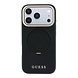 Guess Guess iPhone 18 Pro Hoesje harde behuizing - MagSafe - ringstandaard 360 - generfd PU - klassiek logo Zwart Guess Guess iPhone 18 Pro Hoesje harde behuizing - MagSafe - ringstandaard 360 - generfd PU - klassiek logo Zwart