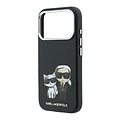 Karl Lagerfeld Karl Lagerfeld iPhone 18 Pro Max/iPhone 17 Pro Max Hartschalenhülle MagSafe SW Glattes PU KC Bodies Skizze - Schwarz