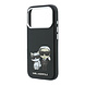 Karl Lagerfeld Karl iPhone 18 Pro Max Hoesje harde behuizing - MagSafe - SW - glad PU - KC Bodies Sketch Zwart