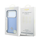 Guess Guess iPhone 18 Pro Max Case hard shell - MagSafe - Saffiano - small 4G - Classic Light blue