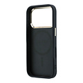 Guess Guess iPhone 18 Pro/iPhone 17 Pro Hartschalenhülle MagSafe Saffiano Kleines 4G-Logo Klassisches Logo - Schwarz