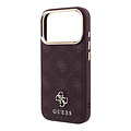 Guess Guess iPhone 18 Pro Max/iPhone 17 Pro Max Hartschalenhülle MagSafe Pfingstrose HS Kleines 4G-Logo - Bordeaux