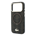 Lacoste Lacoste iPhone 18 Pro/iPhone 17 Pro Hard Case MagSafe PVC The Blend Ring Stand - Brown/Light Gold
