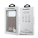 Karl Lagerfeld Karl iPhone 18 Pro Hülle Hartschale - MagSafe - SW - genarbtes PU - Signaturlogo aus Kunstharz Bordeauxrot Karl Lagerfeld Karl iPhone 18 Pro Hülle Hartschale - MagSafe - SW - genarbtes PU - Signaturlogo aus Kunstharz Bordeauxrot