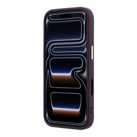 Guess Guess iPhone 18 Pro Hoesje harde behuizing - MagSafe - Saffiano - klein 4G - Classic Bordeauxrood Guess Guess iPhone 18 Pro Hoesje harde behuizing - MagSafe - Saffiano - klein 4G - Classic Bordeauxrood