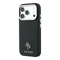 Guess Guess iPhone 18 Pro Max/iPhone 17 Pro Max Hartschalenhülle MagSafe Saffiano Kleines 4G-Logo Klassisches Logo - Schwarz
