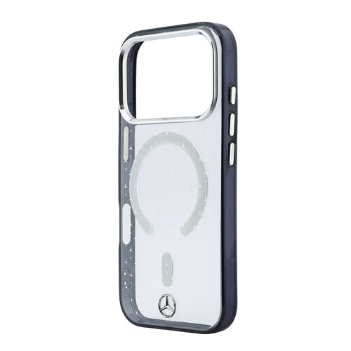 Mercedes-Benz Mercedes-Benz iPhone 18 Pro Max/iPhone 17 Pro Max Hartschalenhülle MagSafe PC und TPU MB Stars Sternenmuster - Transparent