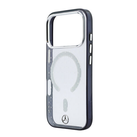 Mercedes-Benz Mercedes-Benz iPhone 18 Pro Max Hoesje harde behuizing - MagSafe - PC/TPU - MB Stars Transparant Mercedes-Benz Mercedes-Benz iPhone 18 Pro Max Hoesje harde behuizing - MagSafe - PC/TPU - MB Stars Transparant