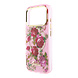 Guess Guess iPhone 18 Pro Hoesje harde behuizing - MagSafe - IML - glitter - Blossom Roses Roze Guess Guess iPhone 18 Pro Hoesje harde behuizing - MagSafe - IML - glitter - Blossom Roses Roze