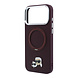 Karl Lagerfeld Karl iPhone 18 Pro Hoesje harde behuizing - MagSafe - PU - ringstandaard 360 - KC Heads-pin Bordeauxrood Karl Lagerfeld Karl iPhone 18 Pro Hoesje harde behuizing - MagSafe - PU - ringstandaard 360 - KC Heads-pin Bordeauxrood