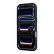 Mercedes-Benz Mercedes-Benz iPhone 18 Pro Hoesje harde behuizing - MagSafe - PU-leer - Semi Wrap - Iconic Line Zwart