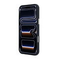Guess Guess iPhone 18 Pro Max/iPhone 17 Pro Max Hartschalenhülle MagSafe SW Genarbtes PU Rundes Strasslogo - Schwarz